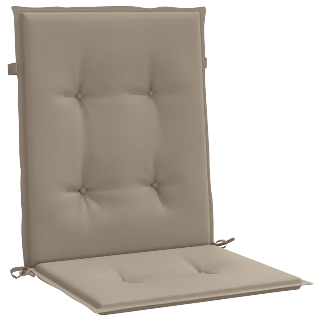 Almofadões lombares p/ cadeiras de jardim 2pcs oxford cinza-ac.