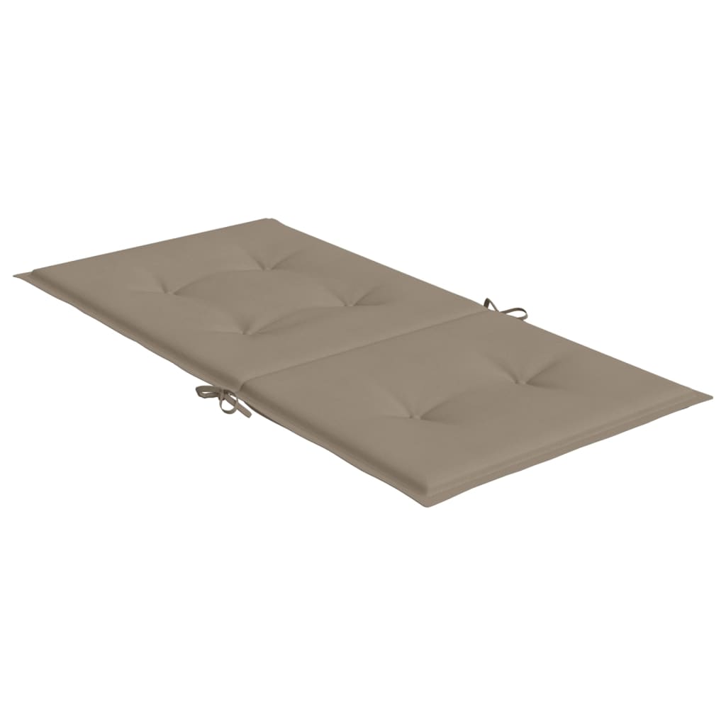 Almofadões lombares p/ cadeiras de jardim 2pcs oxford cinza-ac.