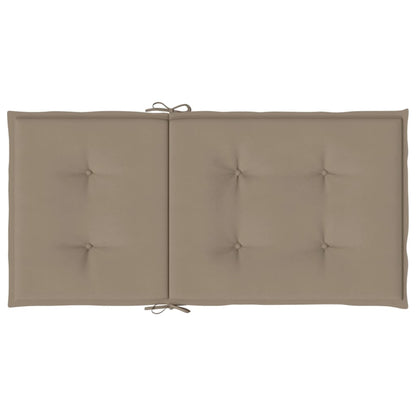Almofadões lombares p/ cadeiras de jardim 2pcs oxford cinza-ac.