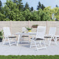 Almofadões p/ cadeiras jardim 4pcs 40x40x4 cm oxford antracite