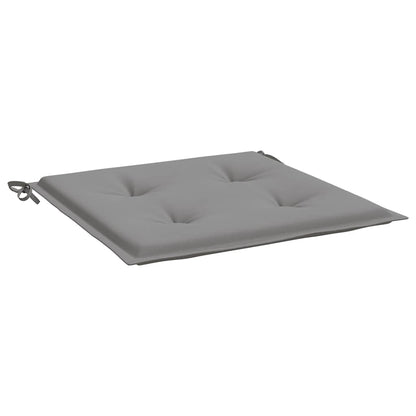 Almofadões p/ cadeiras jardim 4pcs 40x40x4 cm oxford cinza