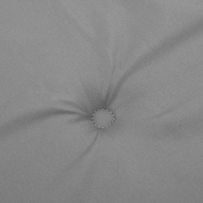 Almofadões p/ cadeiras jardim 4pcs 40x40x4 cm oxford cinza