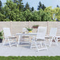 Almofadões p/ cadeiras jardim 4pcs 40x40x4 cm oxford cinza