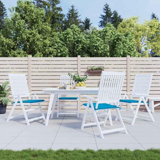Almofadões p/ cadeiras jardim 4pcs 40x40x3 cm oxford azul
