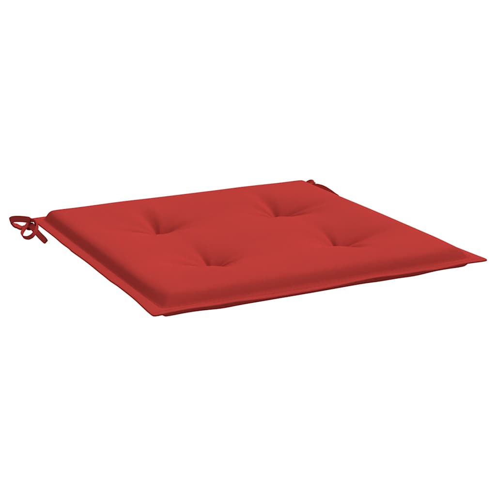 Almofadões p/ cadeiras jardim 4pcs 40x40x4 cm oxford vermelho