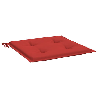 Almofadões p/ cadeiras jardim 4pcs 40x40x4 cm oxford vermelho
