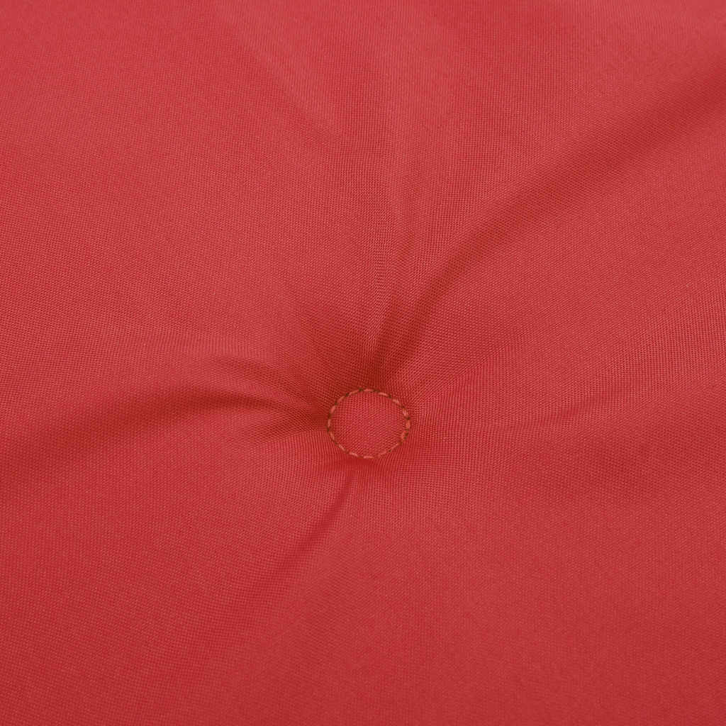 Almofadões p/ cadeiras jardim 4pcs 40x40x4 cm oxford vermelho