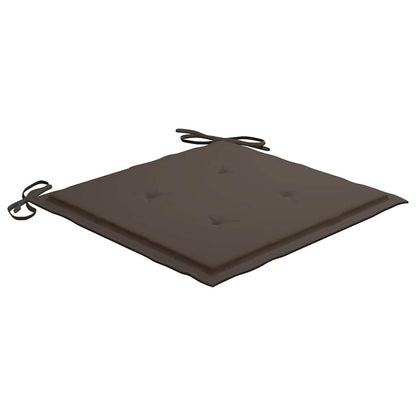 Almofadões p/ cadeiras jardim 4 pcs oxford cinza-acastanhado