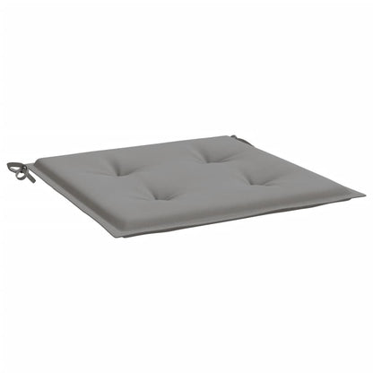 Almofadões p/ cadeiras de jardim 2 pcs tecido oxford cinza
