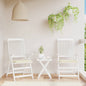 Almofadões p/ cadeiras de jardim 2 pcs tecido oxford creme