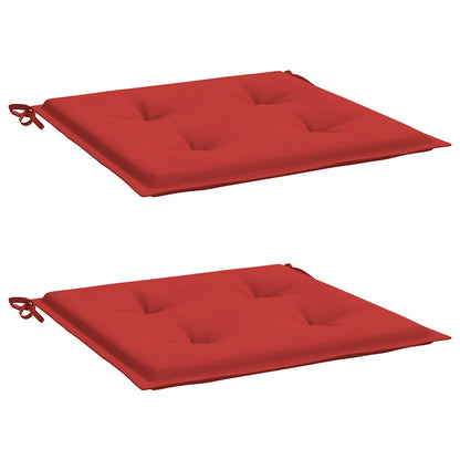 Almofadões p/ cadeiras de jardim 2 pcs tecido oxford vermelho