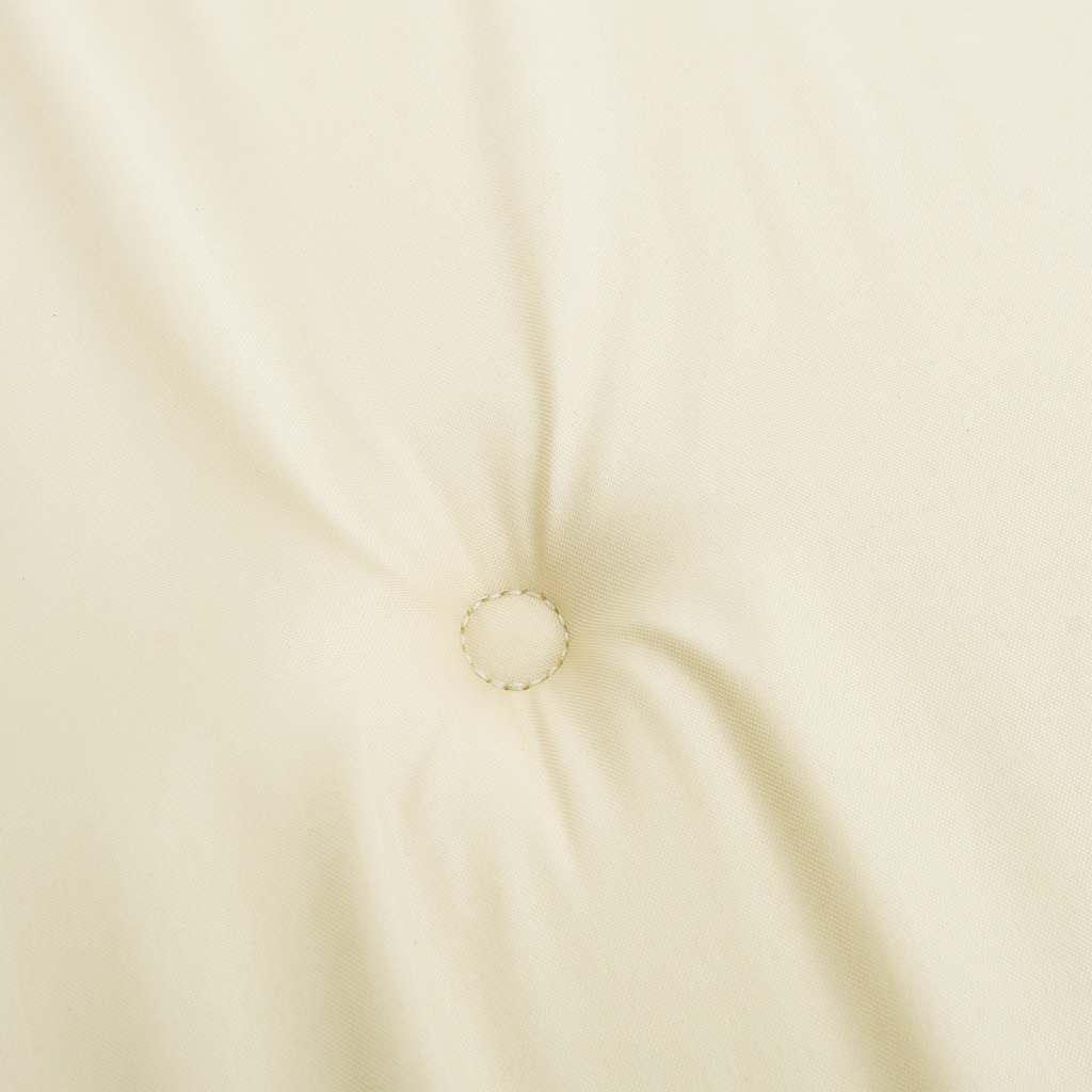 Almofadão p/ banco de jardim 200x50x4 cm tecido oxford creme