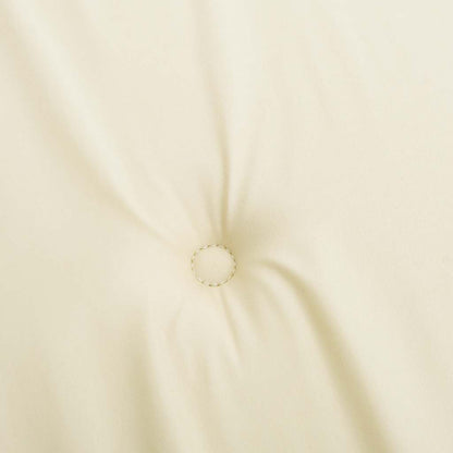Almofadão p/ banco de jardim 200x50x4 cm tecido oxford creme