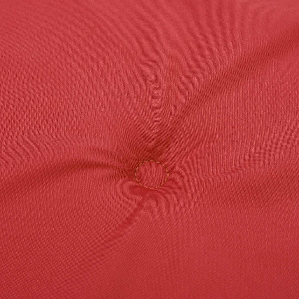 Almofadão p/ banco de jardim 200x50x4 cm tecido vermelho