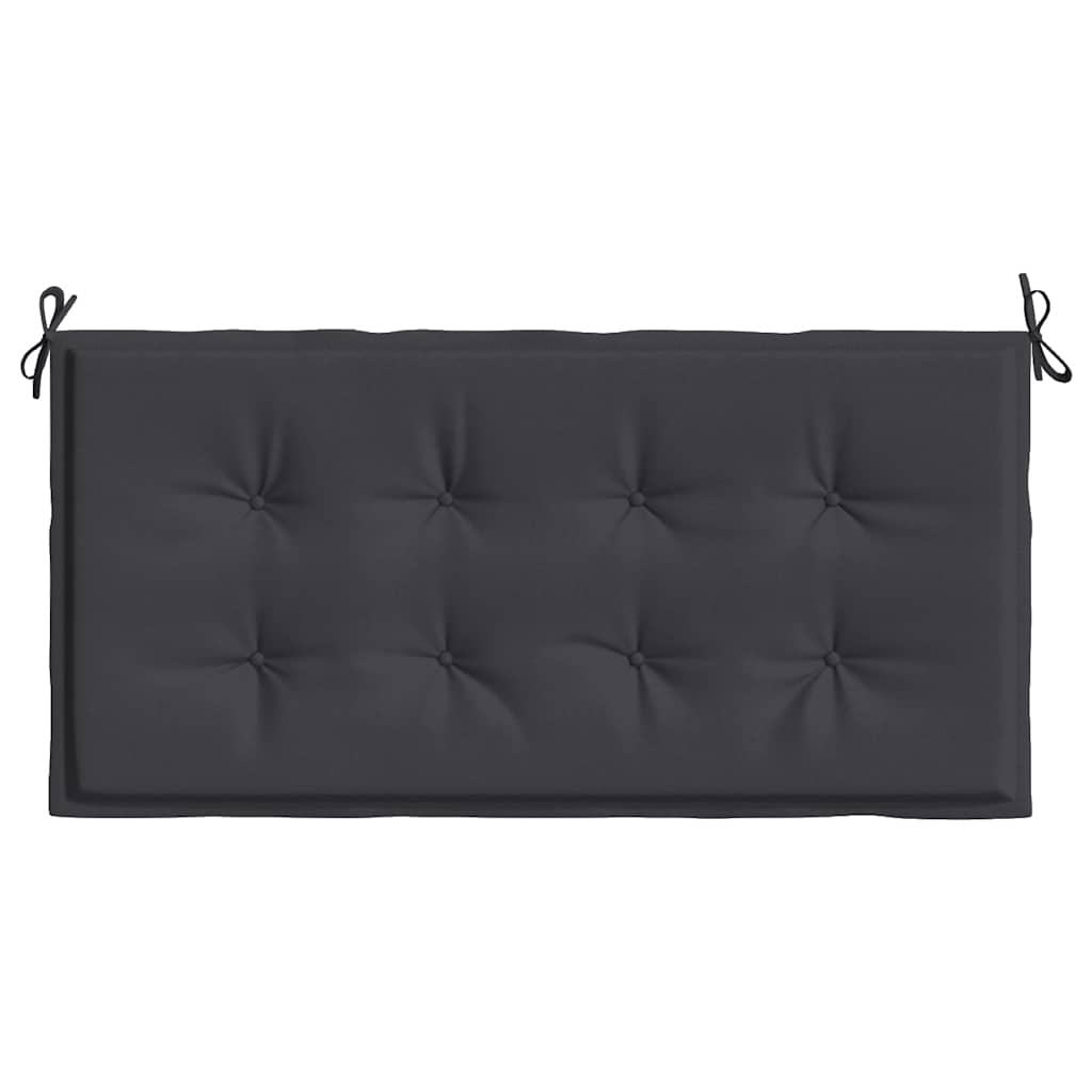 Almofadão p/ banco de jardim 100x50x4cm tecido oxford preto