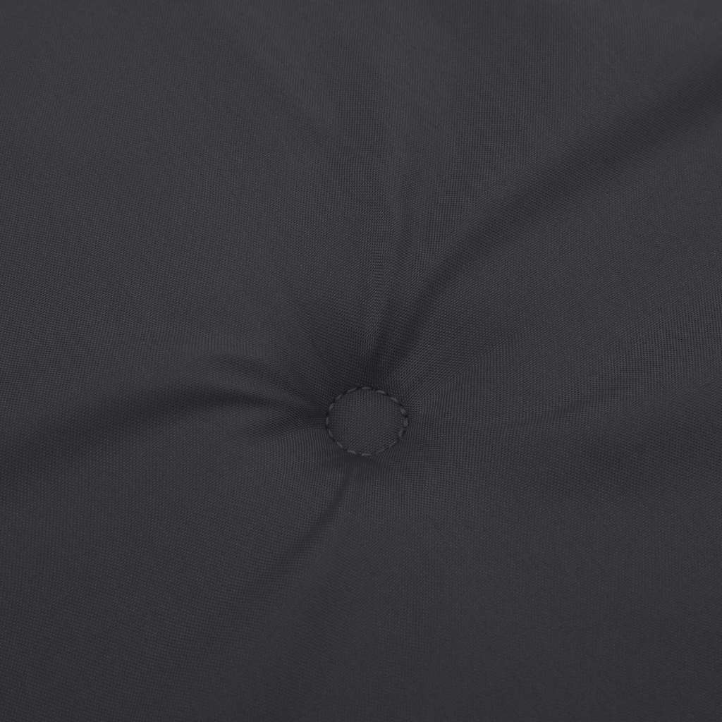 Almofadão p/ banco de jardim 100x50x4cm tecido oxford preto