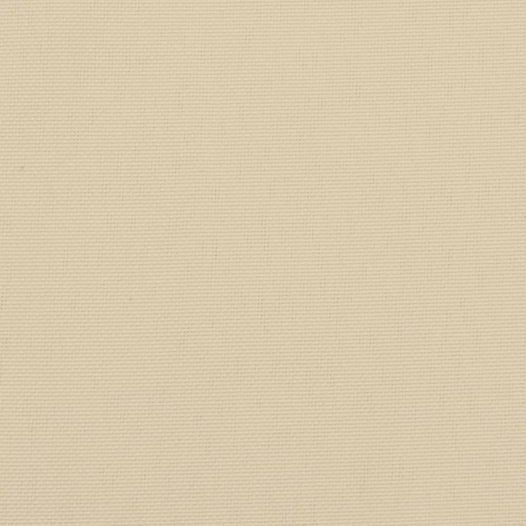 Almofadão p/ banco de jardim 180x50x3 cm tecido oxford bege