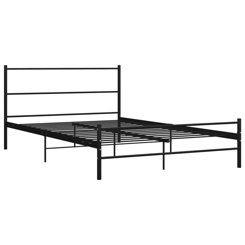 Estrutura de cama 120x200 cm metal preto