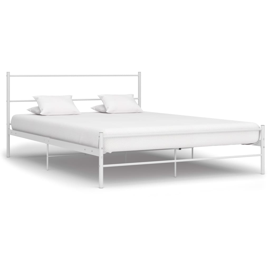 Estrutura de cama 120x200 cm metal branco