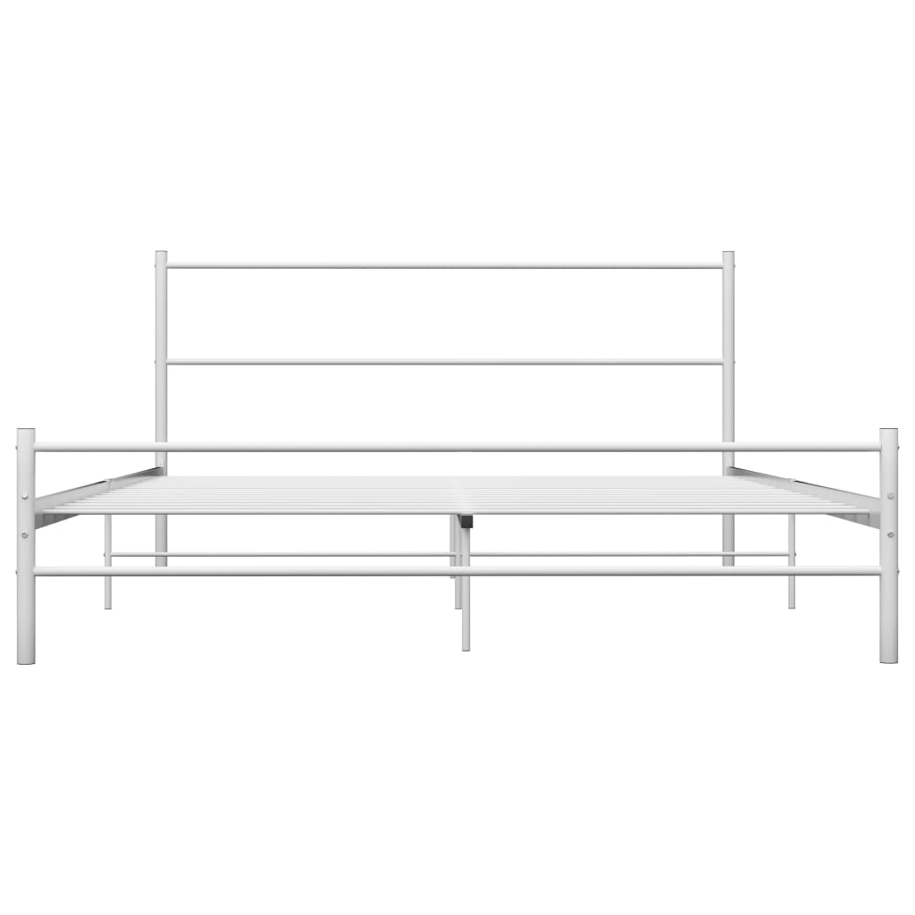 Estrutura de cama 120x200 cm metal branco