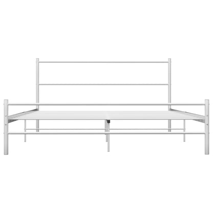 Estrutura de cama 120x200 cm metal branco