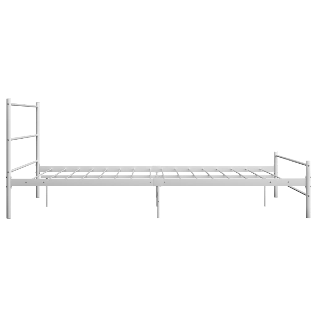 Estrutura de cama 120x200 cm metal branco
