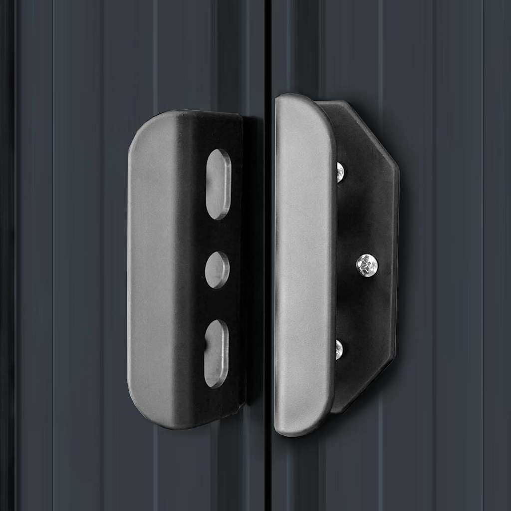 Abrigo de jardim aço antracite