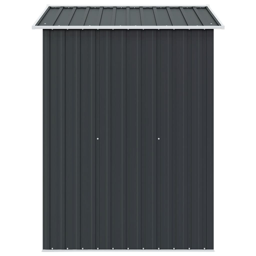 Abrigo de jardim 204x132x186 cm aço antracite