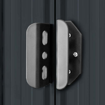 Abrigo de jardim 204x132x186 cm aço antracite