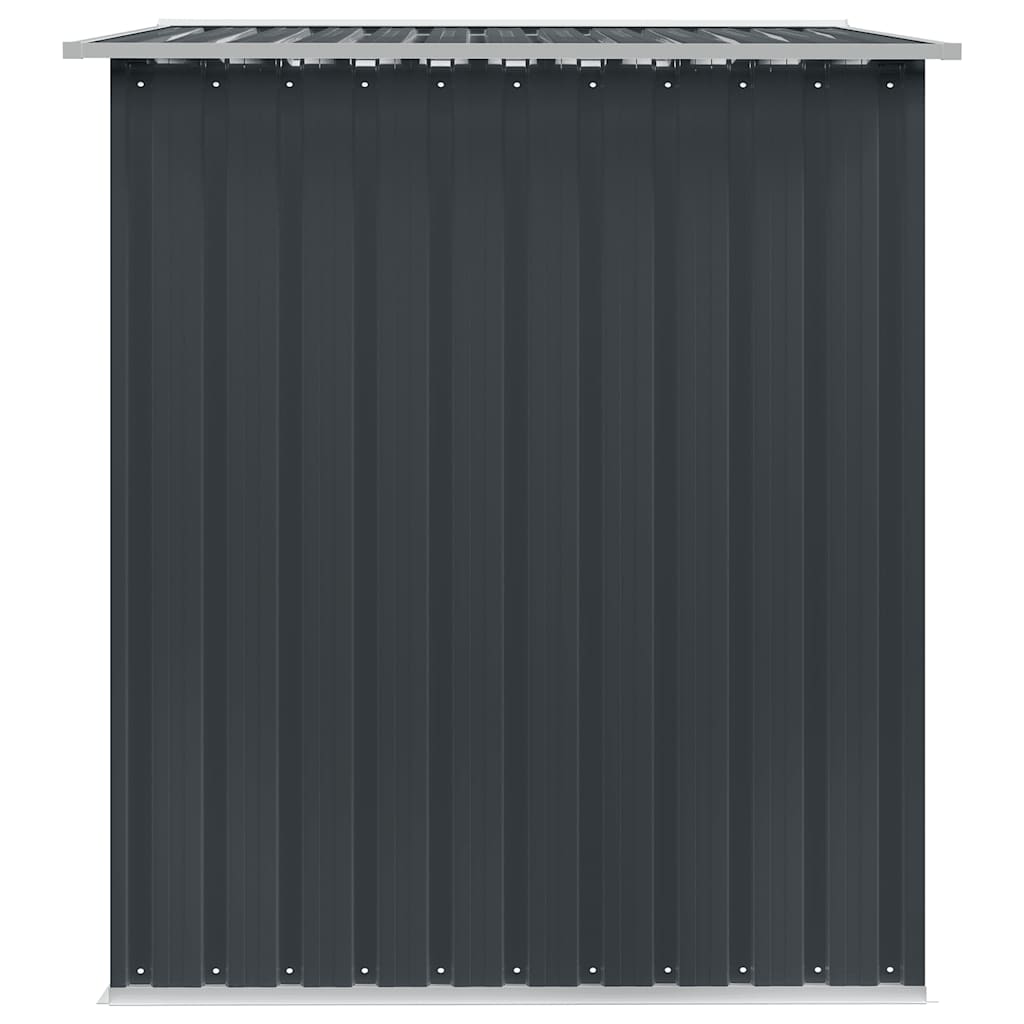 Abrigo de jardim 257x205x178 cm aço antracite