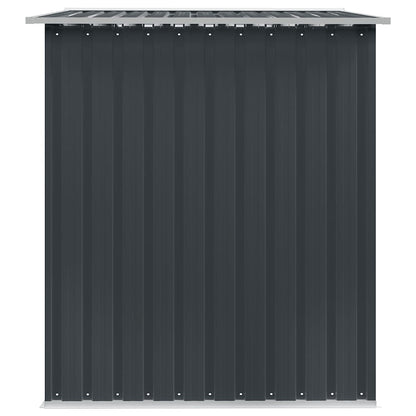 Abrigo de jardim 257x205x178 cm aço antracite