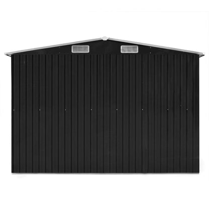 Abrigo de jardim 257x990x181 cm aço galvanizado antracite