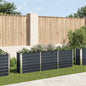 Canteiro elevado jardim aço galvanizado 240x40x77 cm antracite