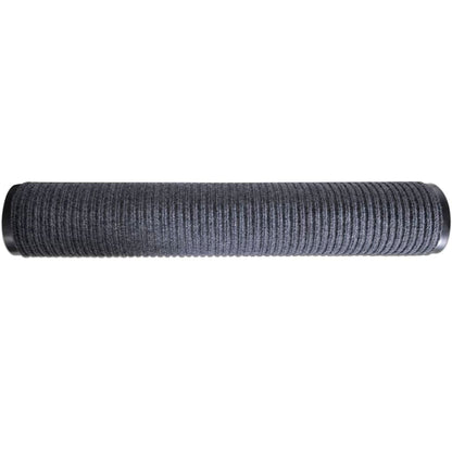 Tapetes de porta PVC 4 pcs 90x60 cm cinzento