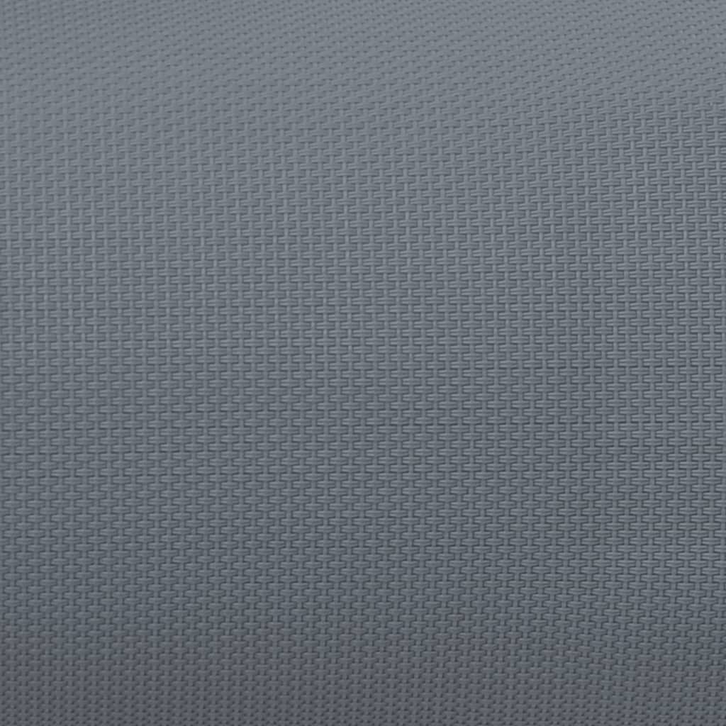 Encosto cabeça cadeira de pátio 40x7,5x15 cm textilene cinza
