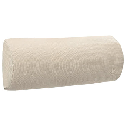Encosto cabeça cadeira de pátio 40x7,5x15 cm textilene creme