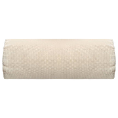 Encosto cabeça cadeira de pátio 40x7,5x15 cm textilene creme
