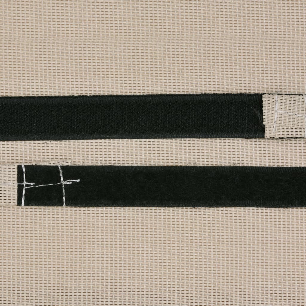 Encosto cabeça cadeira de pátio 40x7,5x15 cm textilene creme
