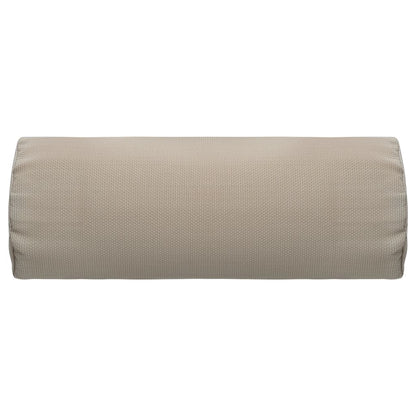 Encosto cabeça cadeira 40x7,5x15 cm textilene cinza-acastanhado