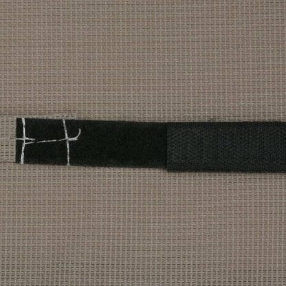 Encosto cabeça cadeira 40x7,5x15 cm textilene cinza-acastanhado