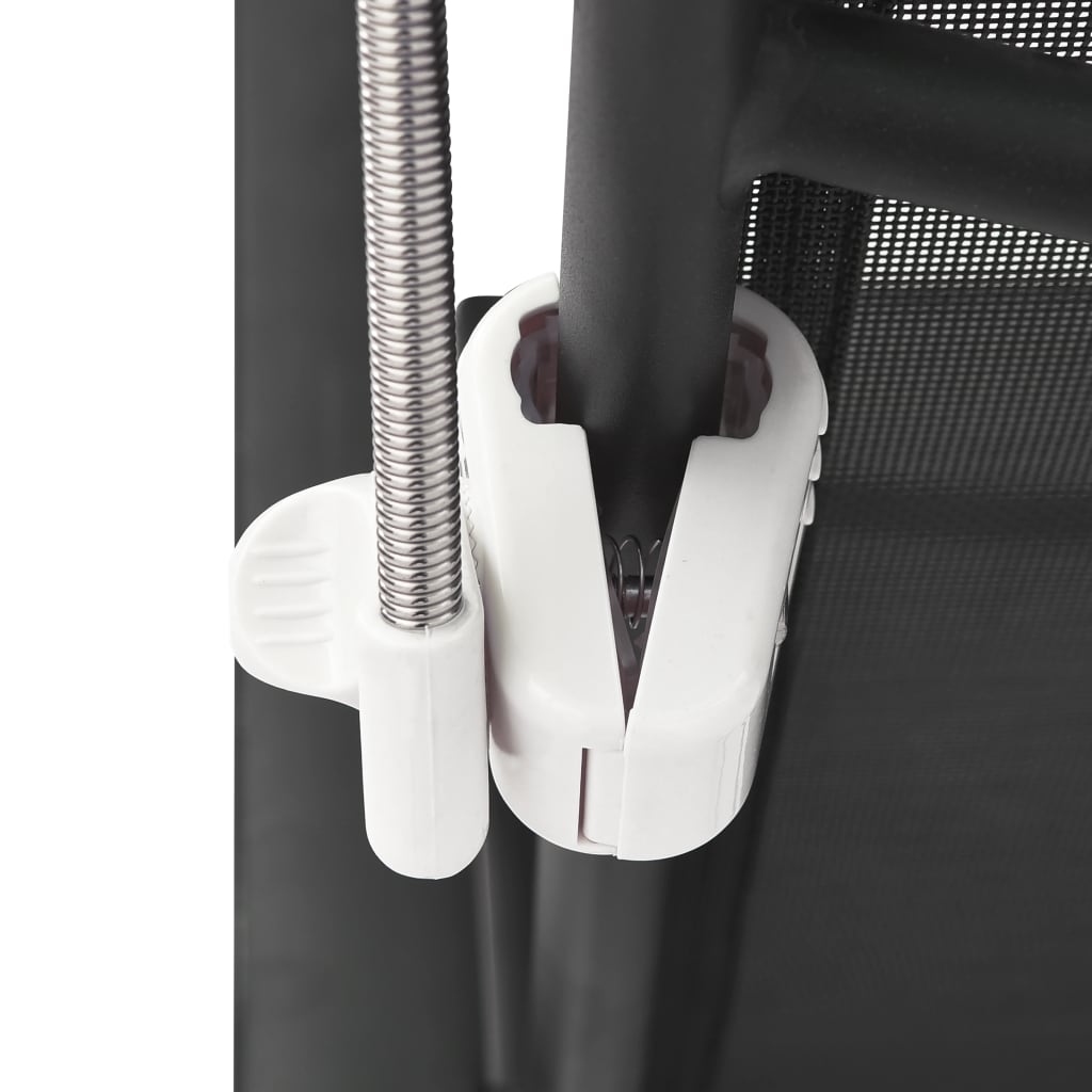 Guarda-sóis para cadeira de campismo 2 pcs 105 cm verde