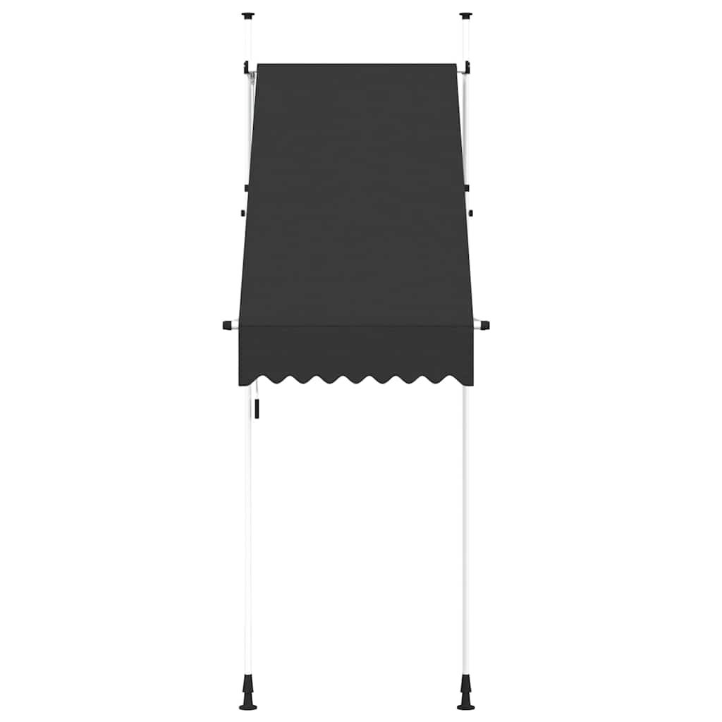 Toldo retrátil manual 100 cm antracite