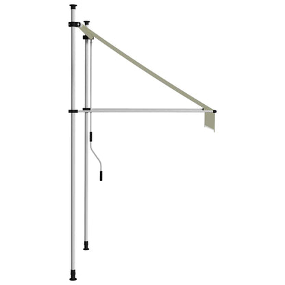 Toldo retrátil manual 100 cm creme