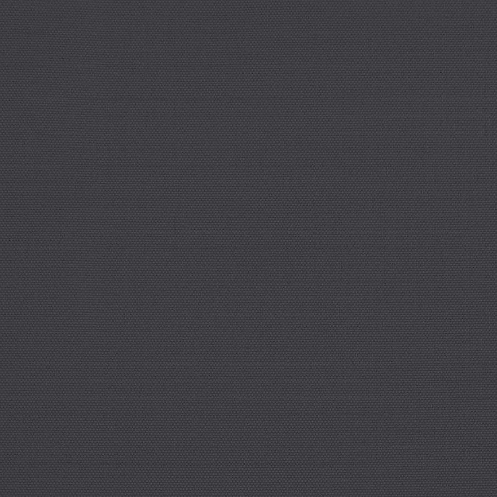 Guarda-sol de jardim com poste de alumínio 2x1,5 m preto