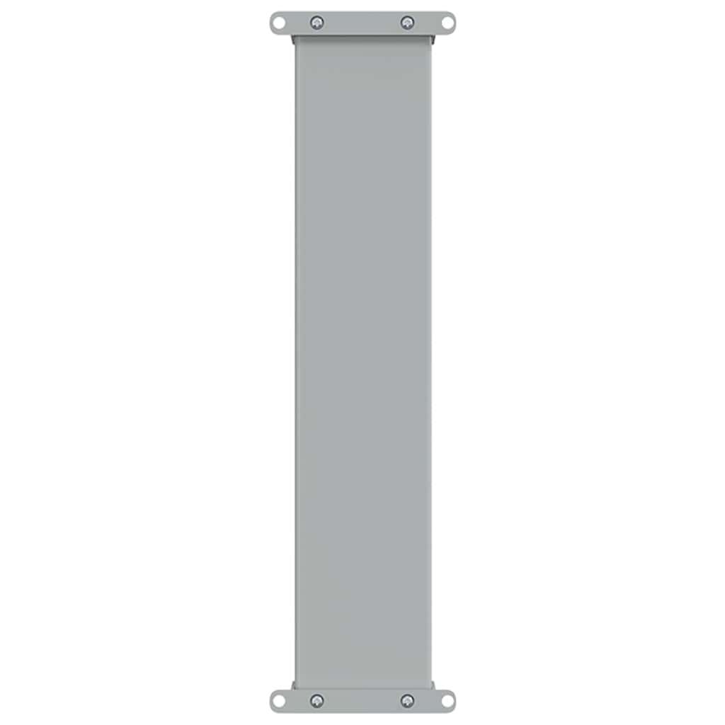 Toldo lateral retrátil para pátio 60x300 cm preto