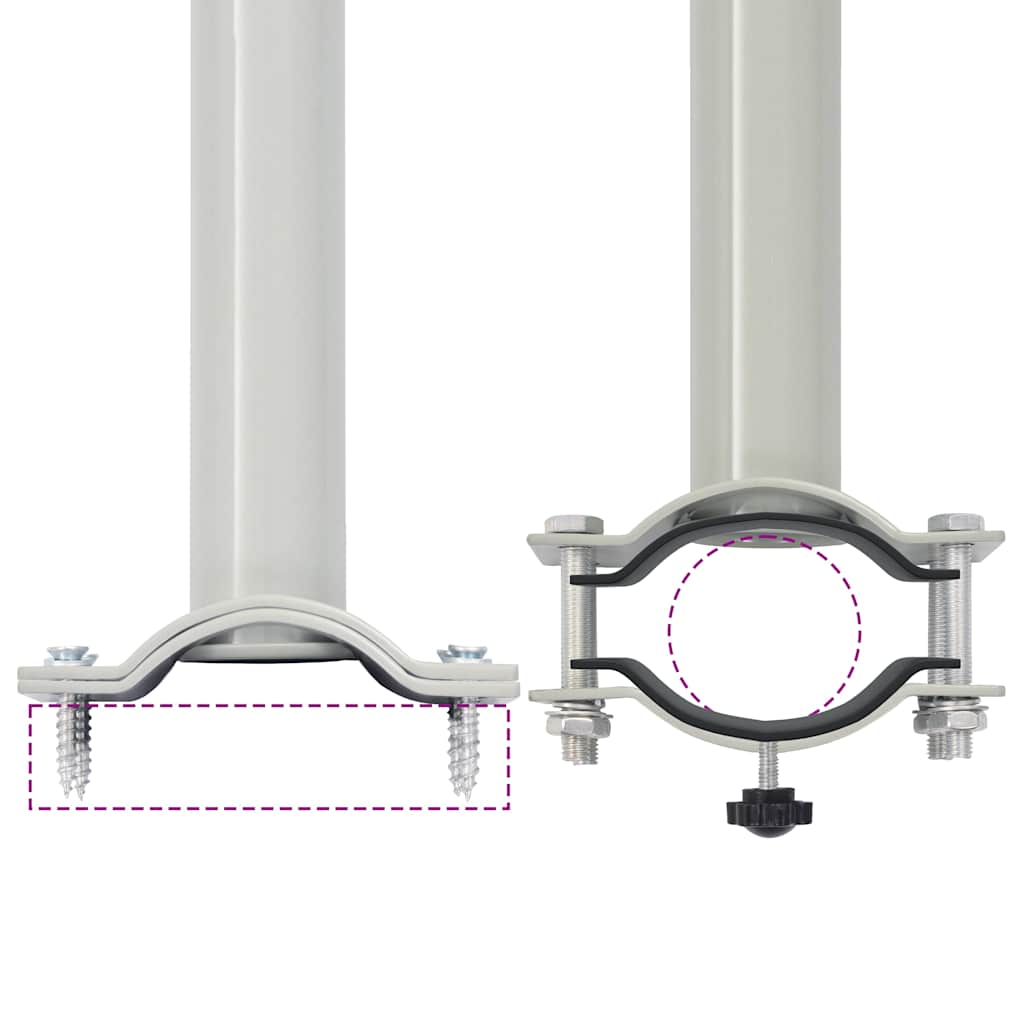 Toldo lateral retrátil para pátio 80x300 cm preto