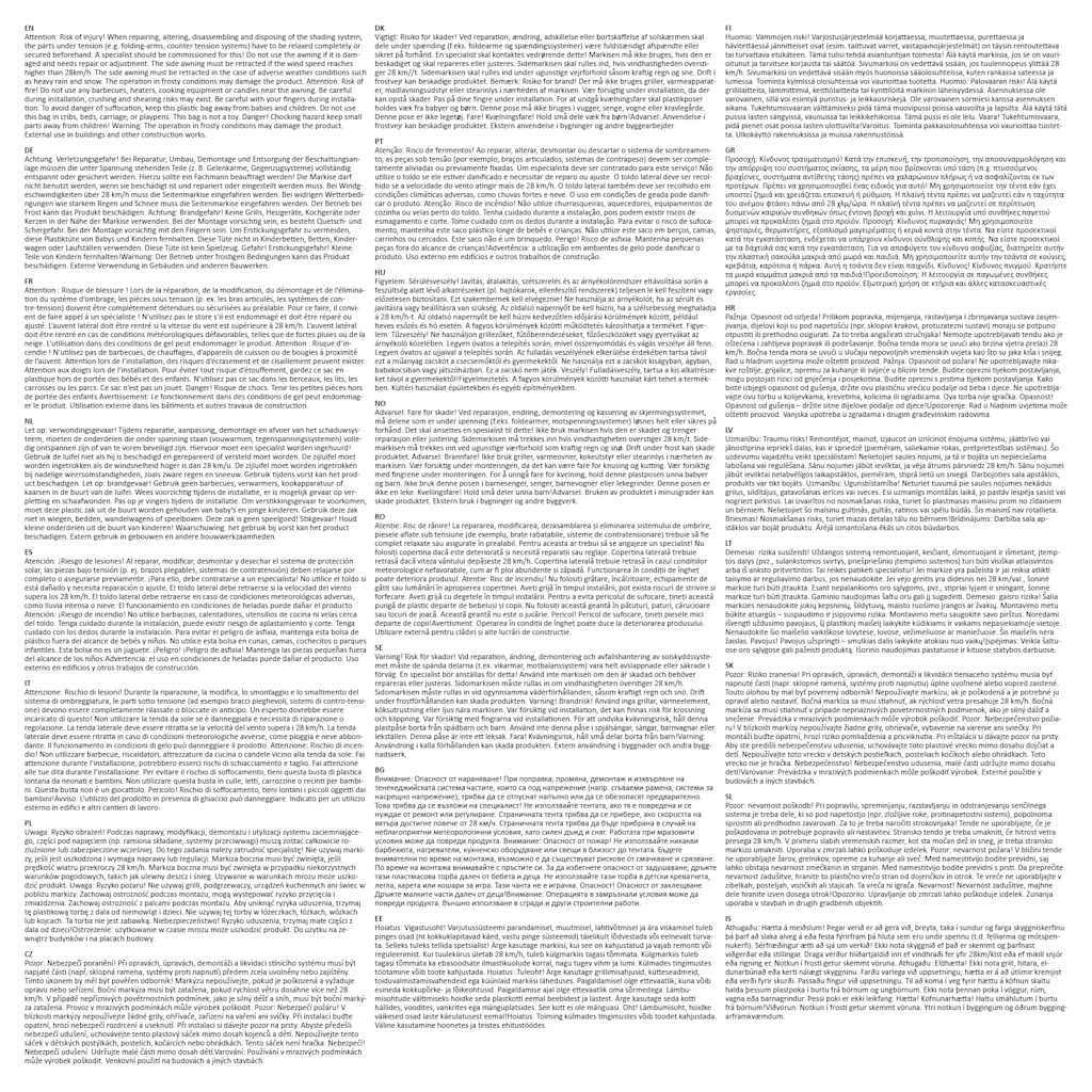 Toldo lateral retrátil para pátio 140x500 cm castanho