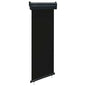 Toldo lateral para varanda 65x250 cm preto