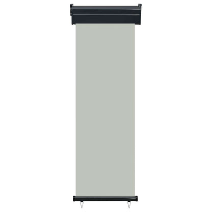 Toldo lateral para varanda 60x250 cm cinzento