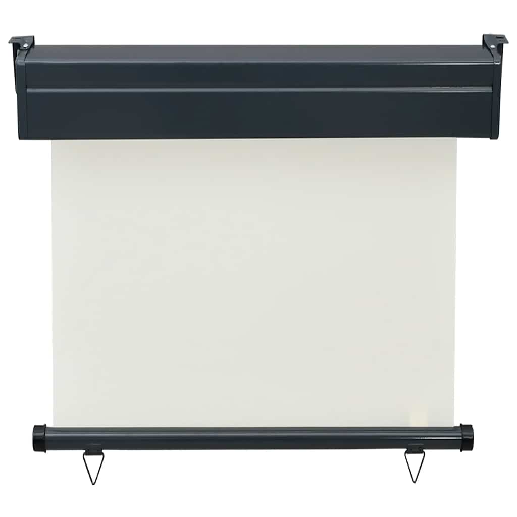 Toldo lateral para varanda 80x250 cm creme